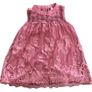 Pink Lace Sleeveless Shirt - Pretty Spring Top